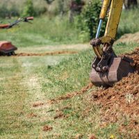 Earthworks,,Exterior,Works,With,Machinery